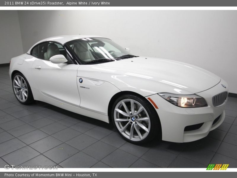 Alpine White / Ivory White 2011 BMW Z4 sDrive35i Roadster