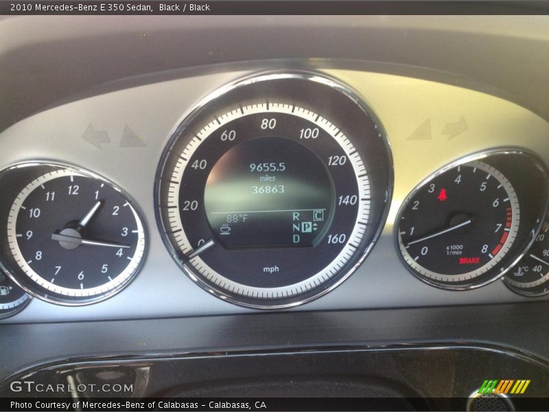 Black / Black 2010 Mercedes-Benz E 350 Sedan