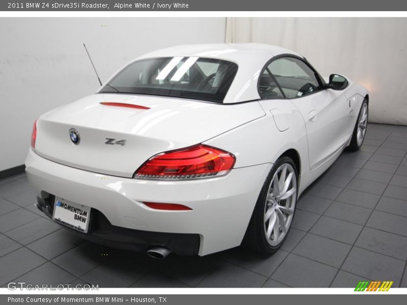 Alpine White / Ivory White 2011 BMW Z4 sDrive35i Roadster
