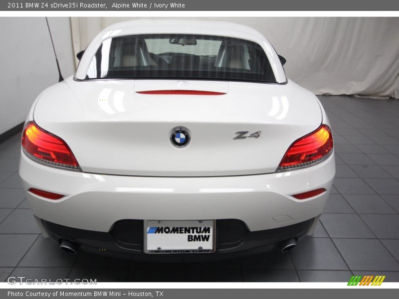 Alpine White / Ivory White 2011 BMW Z4 sDrive35i Roadster