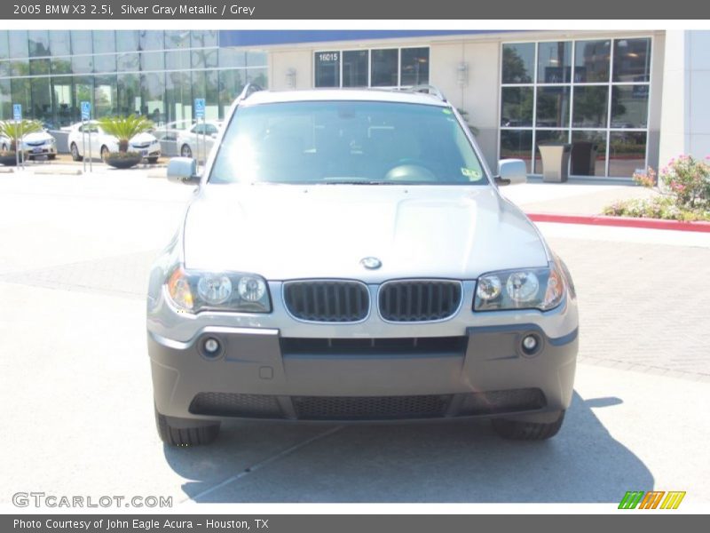 Silver Gray Metallic / Grey 2005 BMW X3 2.5i