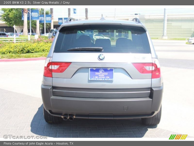 Silver Gray Metallic / Grey 2005 BMW X3 2.5i