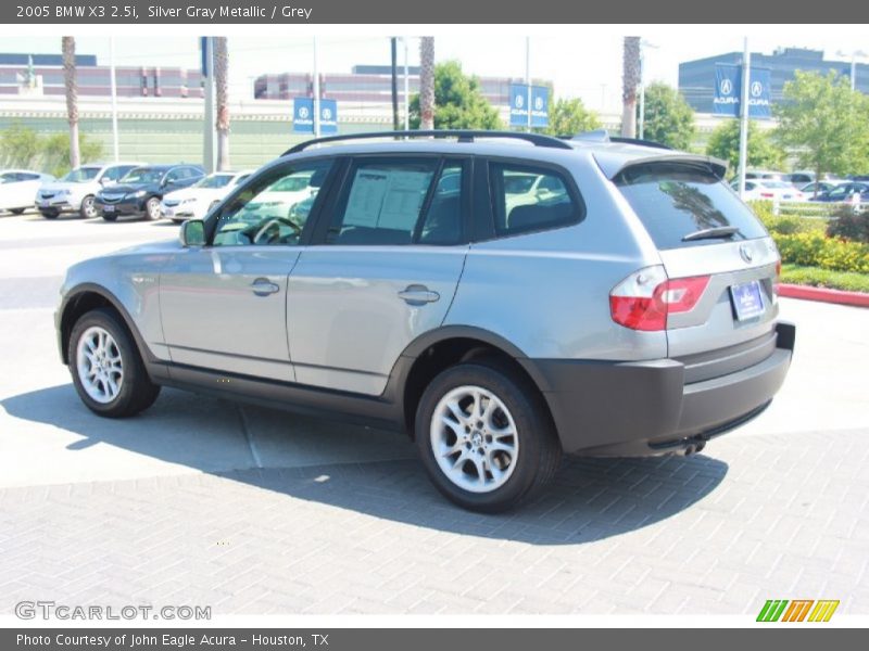 Silver Gray Metallic / Grey 2005 BMW X3 2.5i
