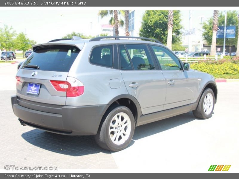 Silver Gray Metallic / Grey 2005 BMW X3 2.5i