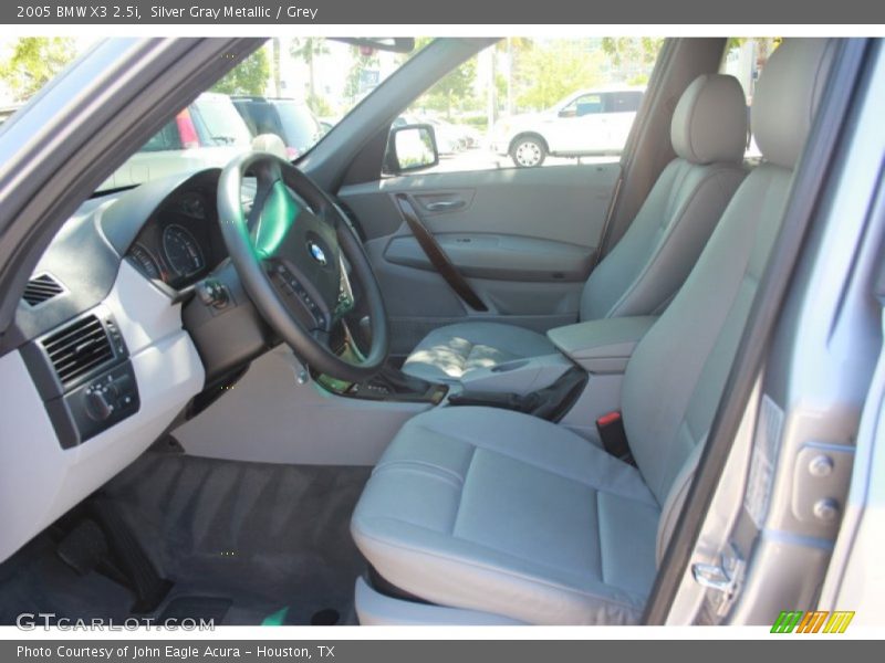 Silver Gray Metallic / Grey 2005 BMW X3 2.5i