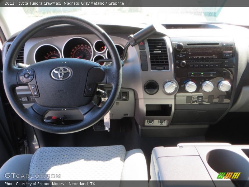 Magnetic Gray Metallic / Graphite 2012 Toyota Tundra CrewMax