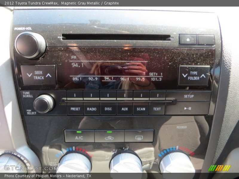 Magnetic Gray Metallic / Graphite 2012 Toyota Tundra CrewMax
