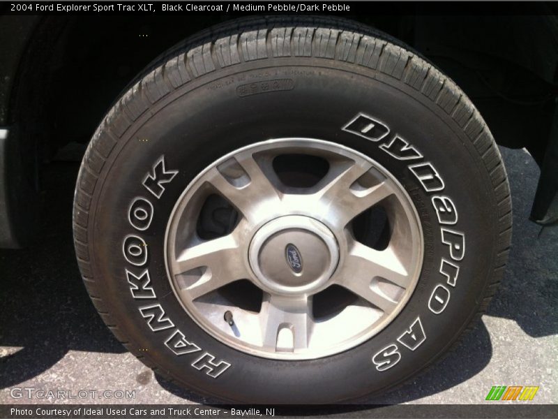 Black Clearcoat / Medium Pebble/Dark Pebble 2004 Ford Explorer Sport Trac XLT