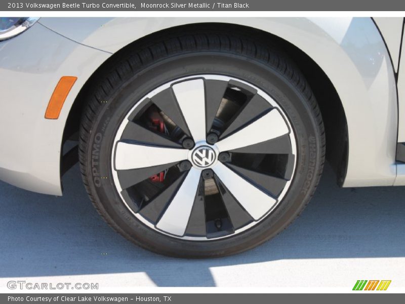 Moonrock Silver Metallic / Titan Black 2013 Volkswagen Beetle Turbo Convertible