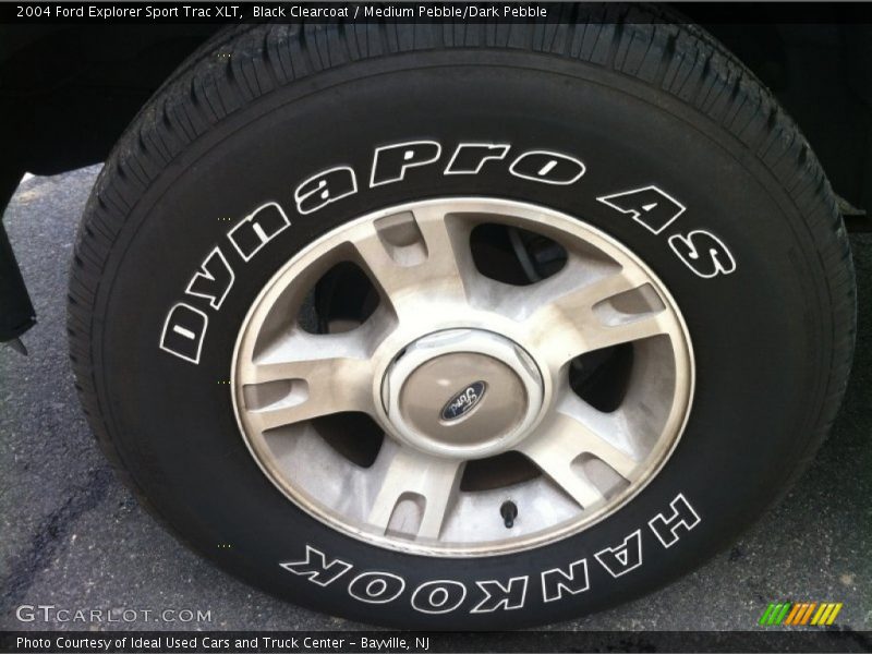 Black Clearcoat / Medium Pebble/Dark Pebble 2004 Ford Explorer Sport Trac XLT