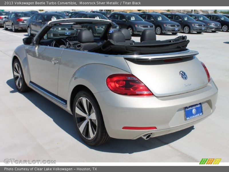 Moonrock Silver Metallic / Titan Black 2013 Volkswagen Beetle Turbo Convertible