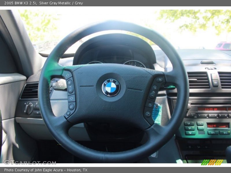 Silver Gray Metallic / Grey 2005 BMW X3 2.5i