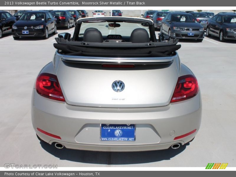 Moonrock Silver Metallic / Titan Black 2013 Volkswagen Beetle Turbo Convertible