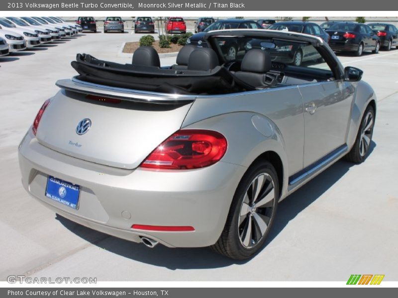 Moonrock Silver Metallic / Titan Black 2013 Volkswagen Beetle Turbo Convertible