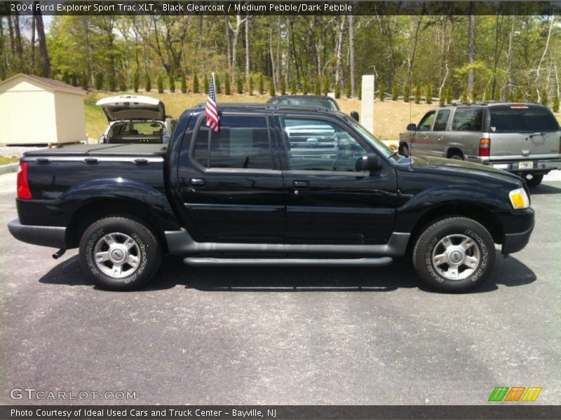 Black Clearcoat / Medium Pebble/Dark Pebble 2004 Ford Explorer Sport Trac XLT