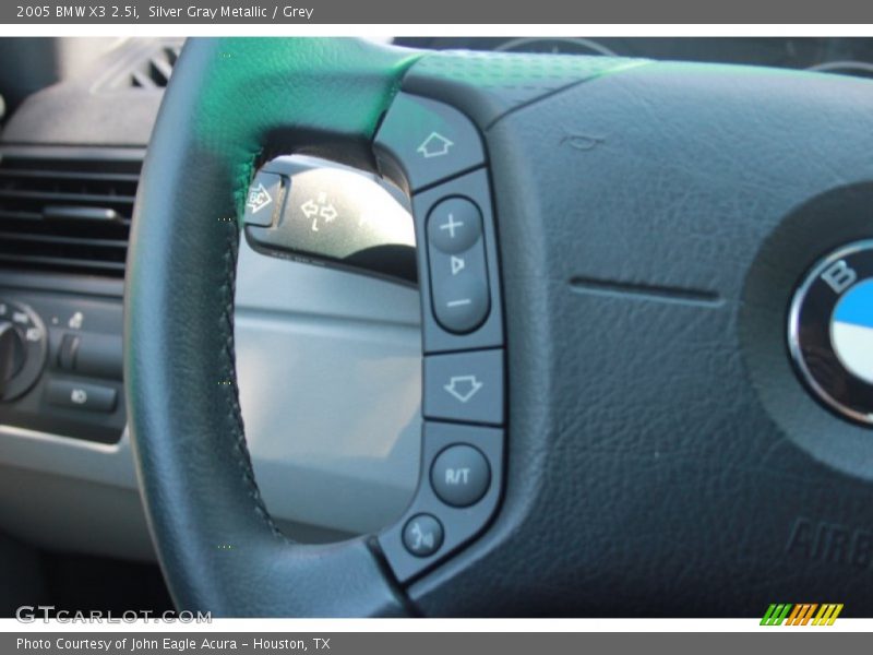 Silver Gray Metallic / Grey 2005 BMW X3 2.5i