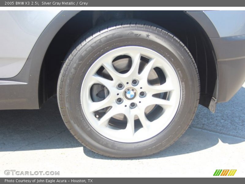 Silver Gray Metallic / Grey 2005 BMW X3 2.5i