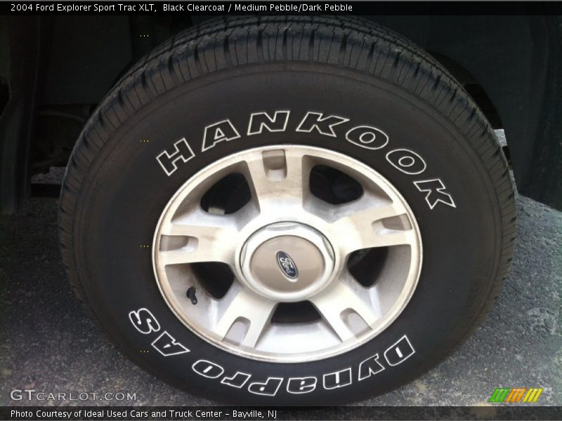 Black Clearcoat / Medium Pebble/Dark Pebble 2004 Ford Explorer Sport Trac XLT
