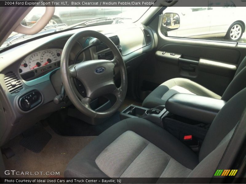 Black Clearcoat / Medium Pebble/Dark Pebble 2004 Ford Explorer Sport Trac XLT