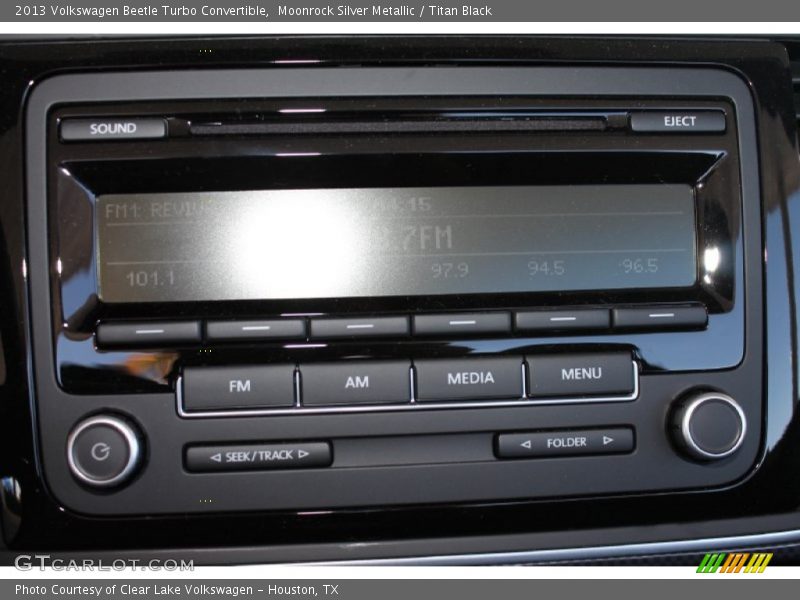 Moonrock Silver Metallic / Titan Black 2013 Volkswagen Beetle Turbo Convertible