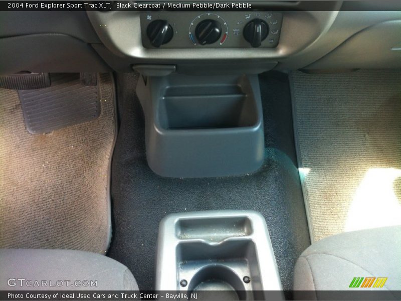Black Clearcoat / Medium Pebble/Dark Pebble 2004 Ford Explorer Sport Trac XLT