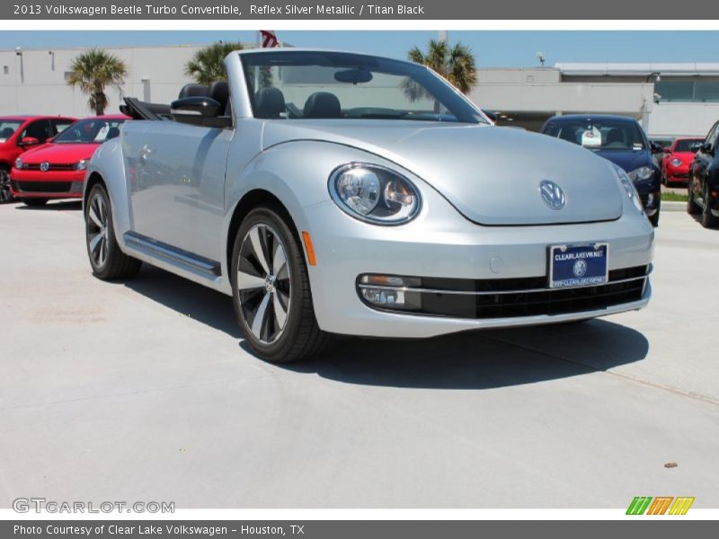 Reflex Silver Metallic / Titan Black 2013 Volkswagen Beetle Turbo Convertible