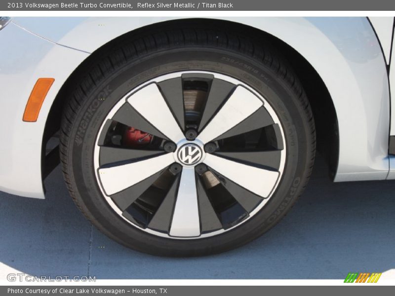 Reflex Silver Metallic / Titan Black 2013 Volkswagen Beetle Turbo Convertible