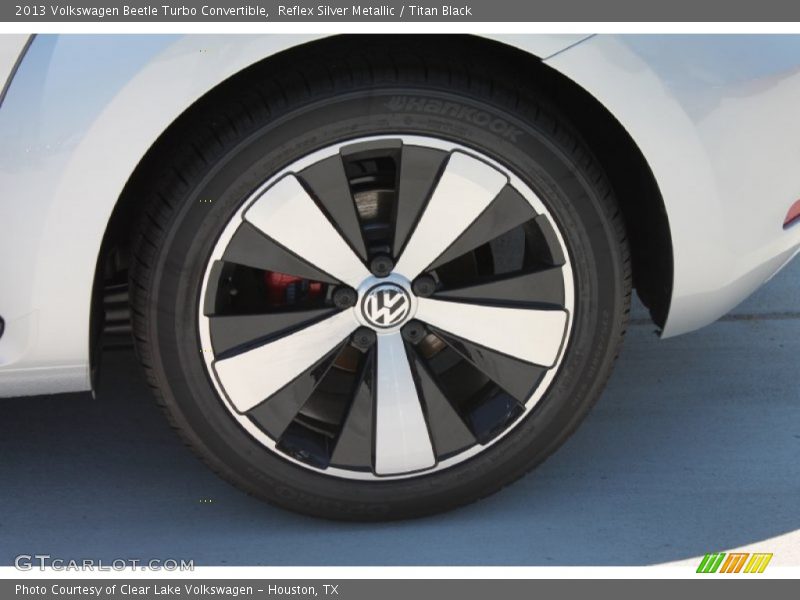 Reflex Silver Metallic / Titan Black 2013 Volkswagen Beetle Turbo Convertible