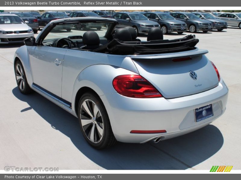 Reflex Silver Metallic / Titan Black 2013 Volkswagen Beetle Turbo Convertible