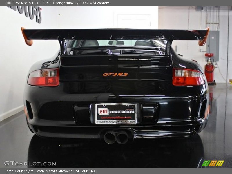 Orange/Black / Black w/Alcantara 2007 Porsche 911 GT3 RS