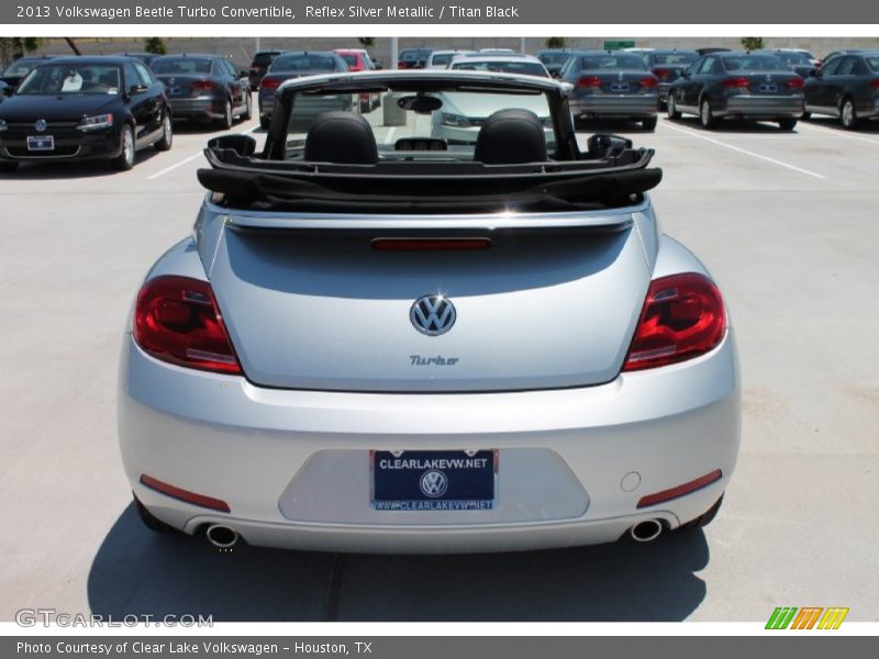 Reflex Silver Metallic / Titan Black 2013 Volkswagen Beetle Turbo Convertible