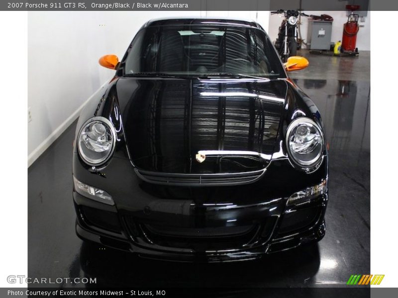 Orange/Black / Black w/Alcantara 2007 Porsche 911 GT3 RS