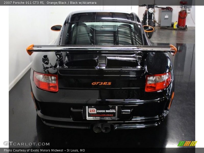 Orange/Black / Black w/Alcantara 2007 Porsche 911 GT3 RS