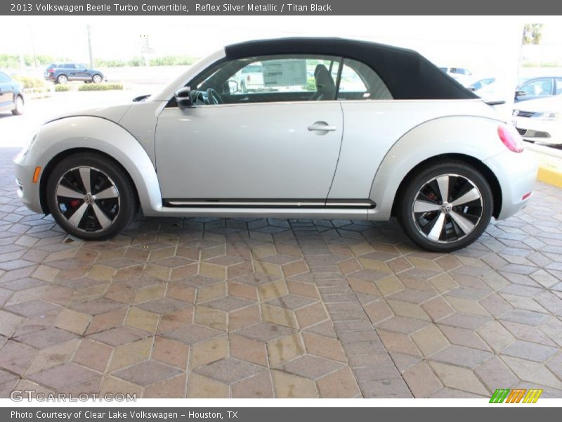 Reflex Silver Metallic / Titan Black 2013 Volkswagen Beetle Turbo Convertible