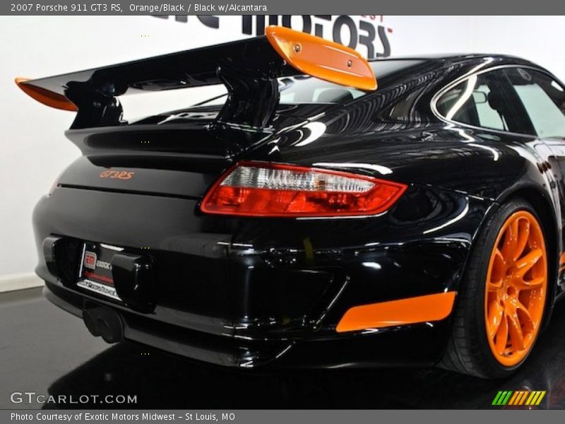 Orange/Black / Black w/Alcantara 2007 Porsche 911 GT3 RS