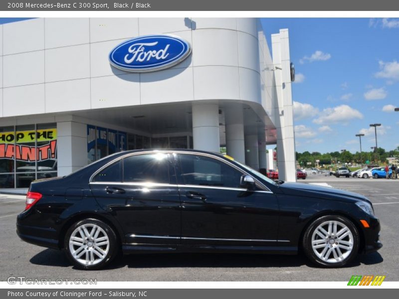Black / Black 2008 Mercedes-Benz C 300 Sport