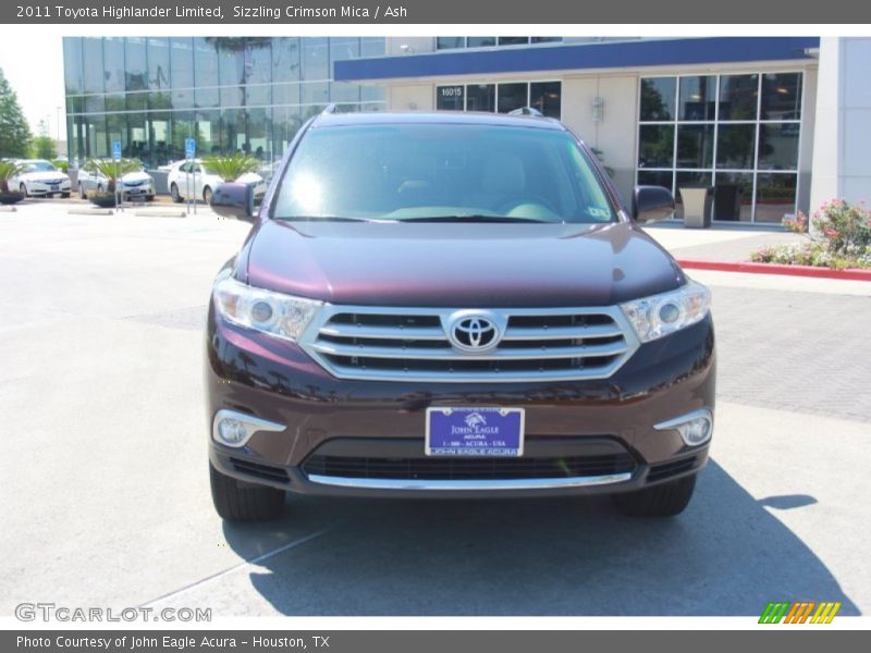 Sizzling Crimson Mica / Ash 2011 Toyota Highlander Limited