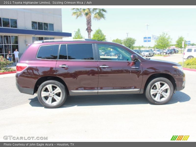  2011 Highlander Limited Sizzling Crimson Mica