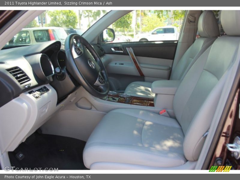 Sizzling Crimson Mica / Ash 2011 Toyota Highlander Limited