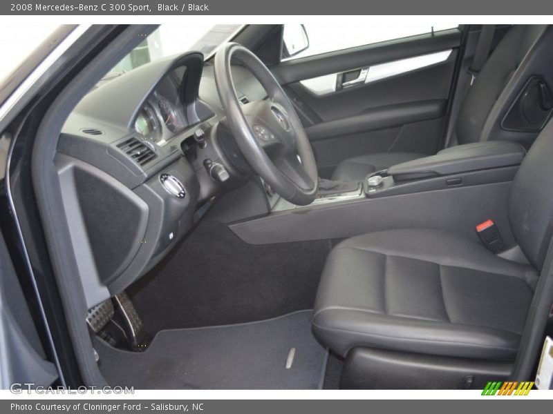 Black / Black 2008 Mercedes-Benz C 300 Sport