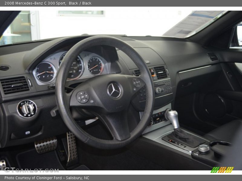 Black / Black 2008 Mercedes-Benz C 300 Sport