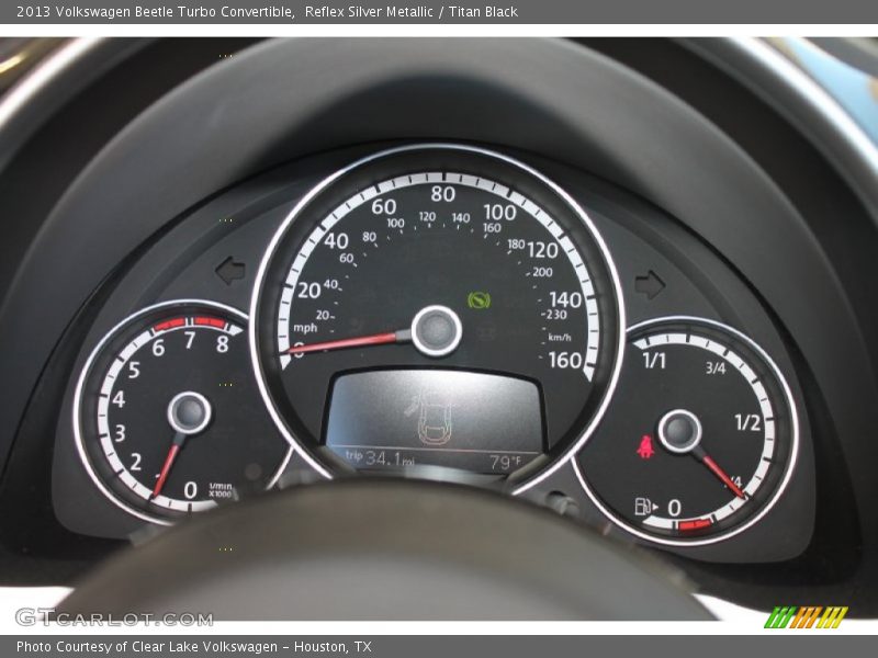 Reflex Silver Metallic / Titan Black 2013 Volkswagen Beetle Turbo Convertible