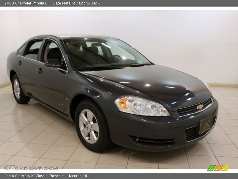 Slate Metallic / Ebony Black 2008 Chevrolet Impala LT