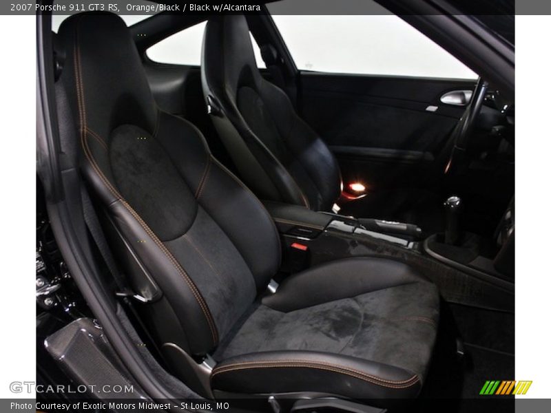Front Seat of 2007 911 GT3 RS