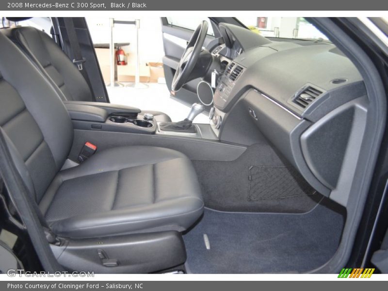 Black / Black 2008 Mercedes-Benz C 300 Sport