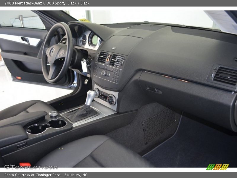 Black / Black 2008 Mercedes-Benz C 300 Sport