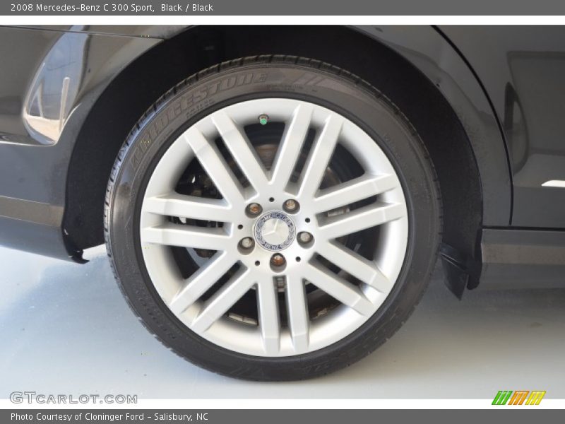Black / Black 2008 Mercedes-Benz C 300 Sport