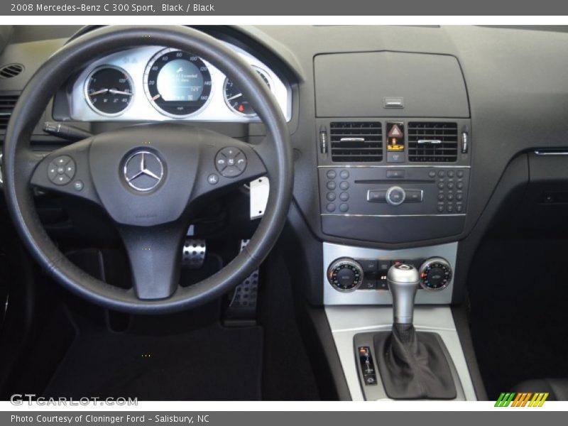 Black / Black 2008 Mercedes-Benz C 300 Sport
