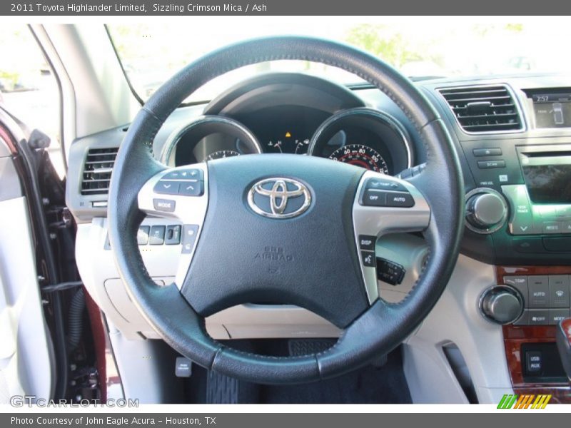 Sizzling Crimson Mica / Ash 2011 Toyota Highlander Limited