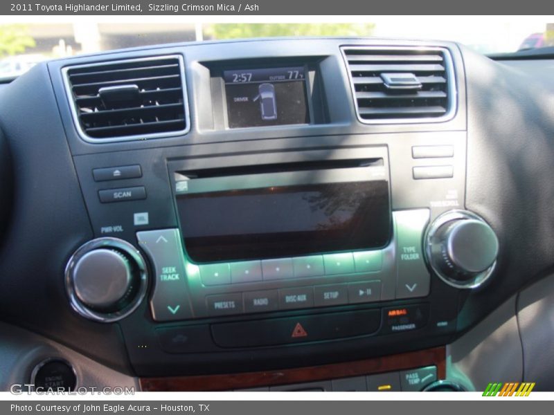 Sizzling Crimson Mica / Ash 2011 Toyota Highlander Limited